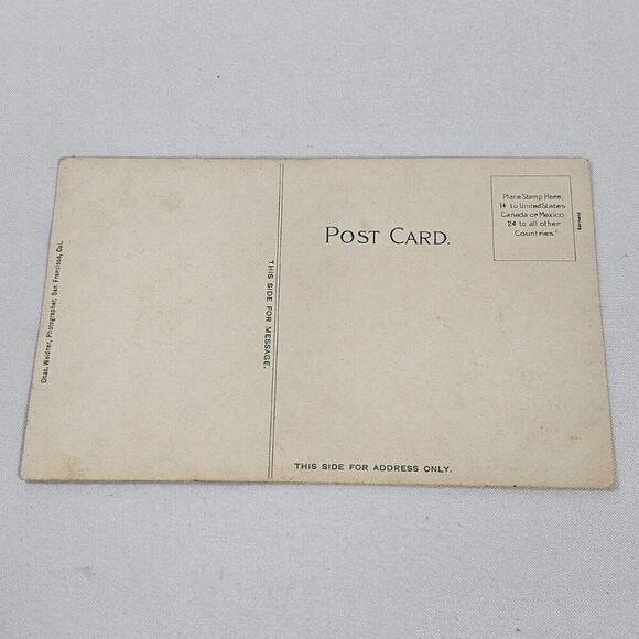 Antique Early 1900s Post Card View Of Valley From Mount Lowe California - Picture 2 of 2